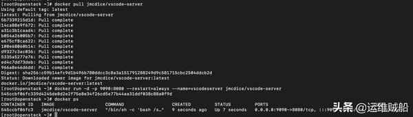 如何在Linux上部署vscode环境（把vscode放在网页上运行）